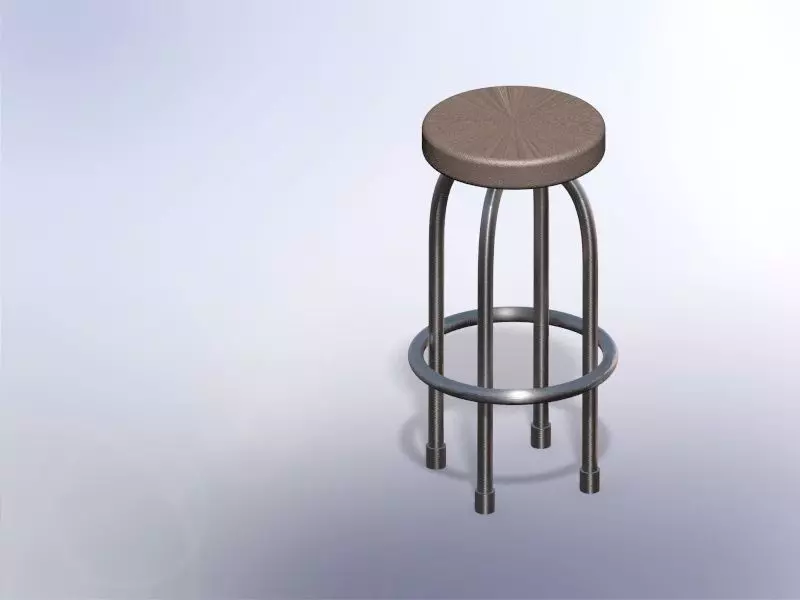 Chair bar stool Free 3D model