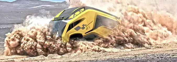 dakar concept truck 3D model