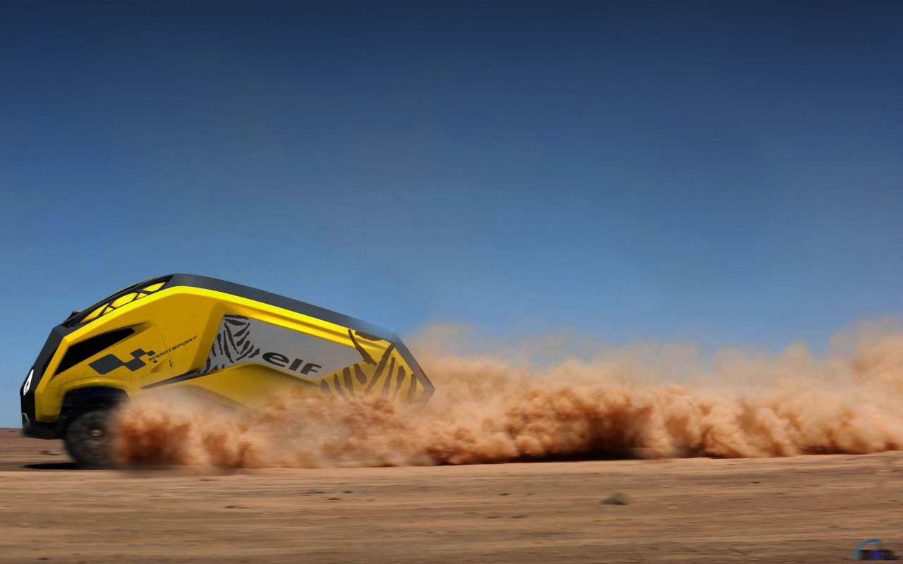 dakar concept truck 3D model_4