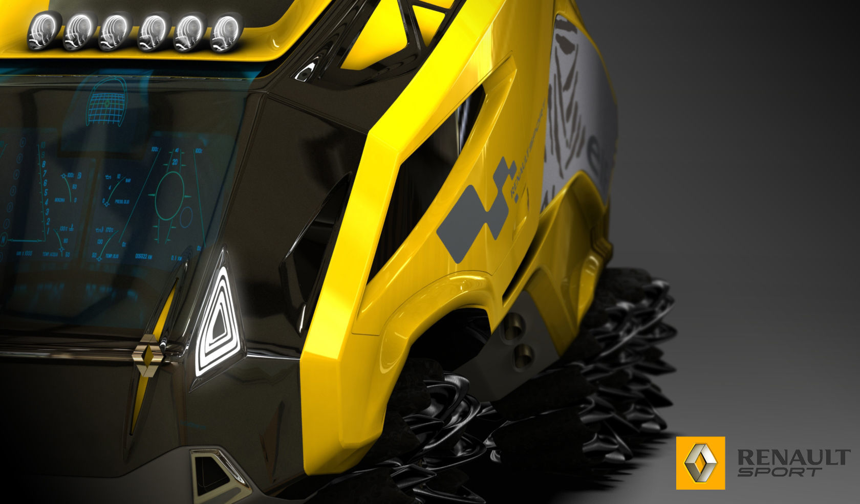 dakar concept truck 3D model_2
