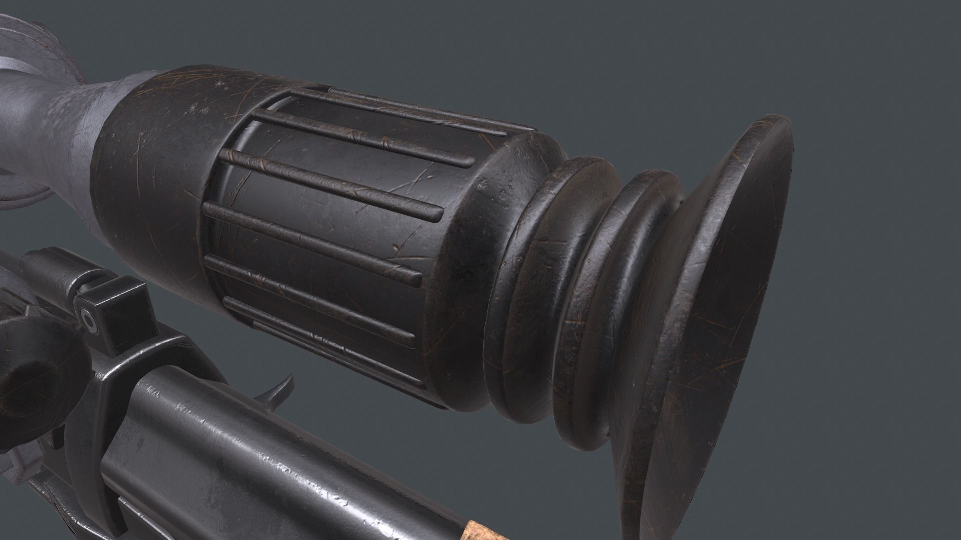 dragunov SVU russian sniper rifle 4K Low-poly 3D model_11
