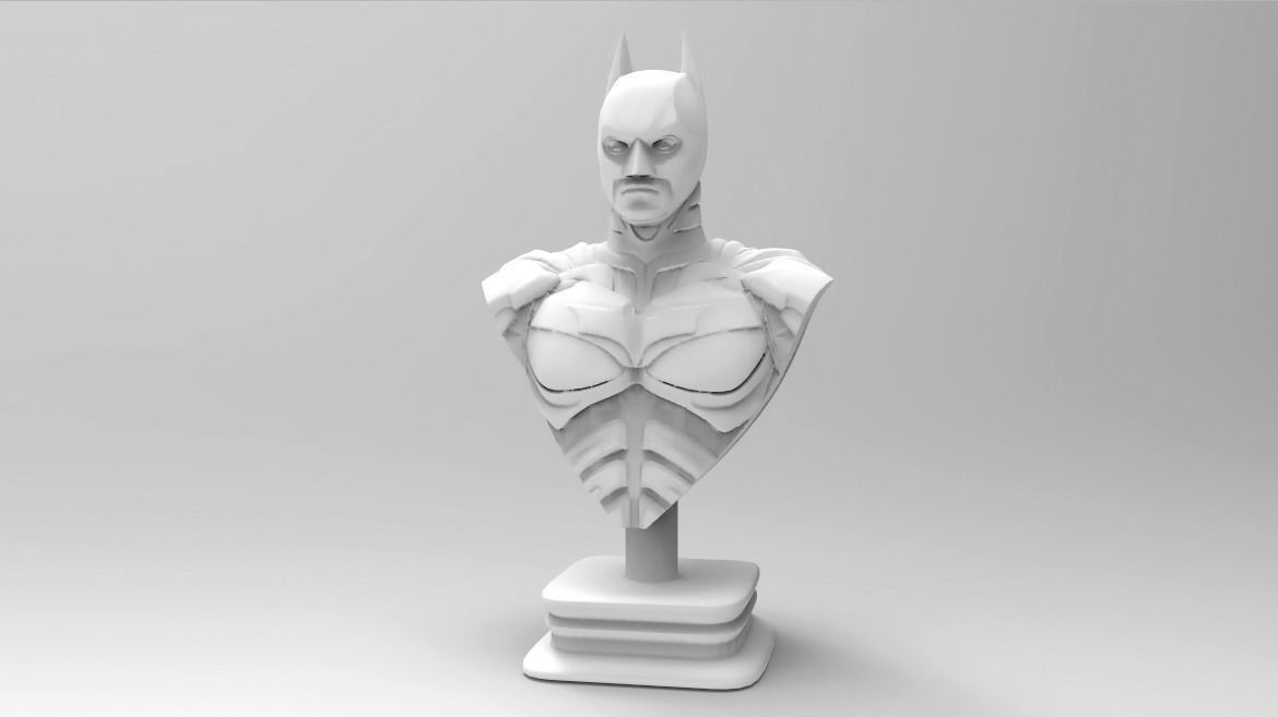Batman The Dark Knight Movie Bust 3D print model_4
