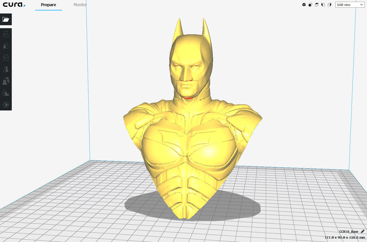 Batman The Dark Knight Movie Bust 3D print model_1