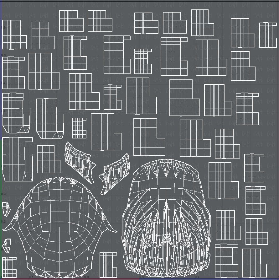 3D Hair style for Man V05 Low-poly 3D model_45