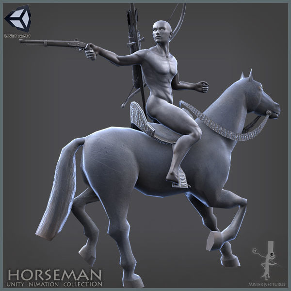 Unity Medieval Animations Mega Pack Low-poly 3D model_8