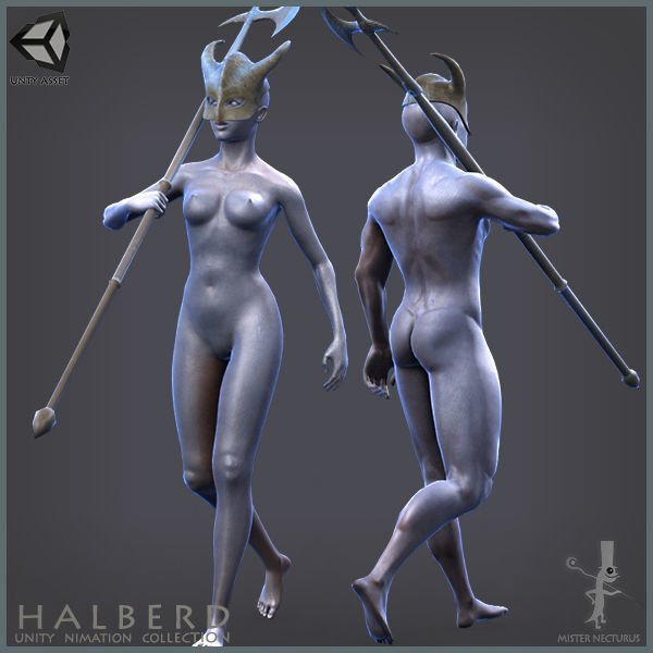 Unity Medieval Animations Mega Pack Low-poly 3D model_7