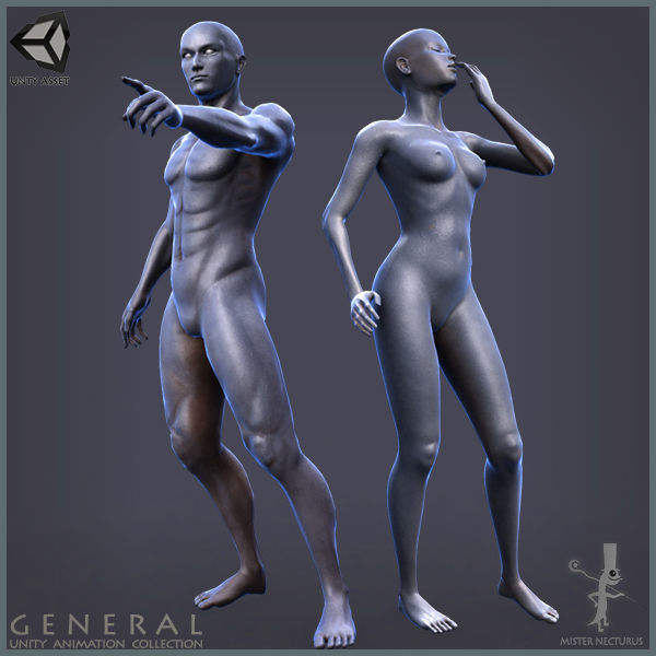 Unity Medieval Animations Mega Pack Low-poly 3D model_11