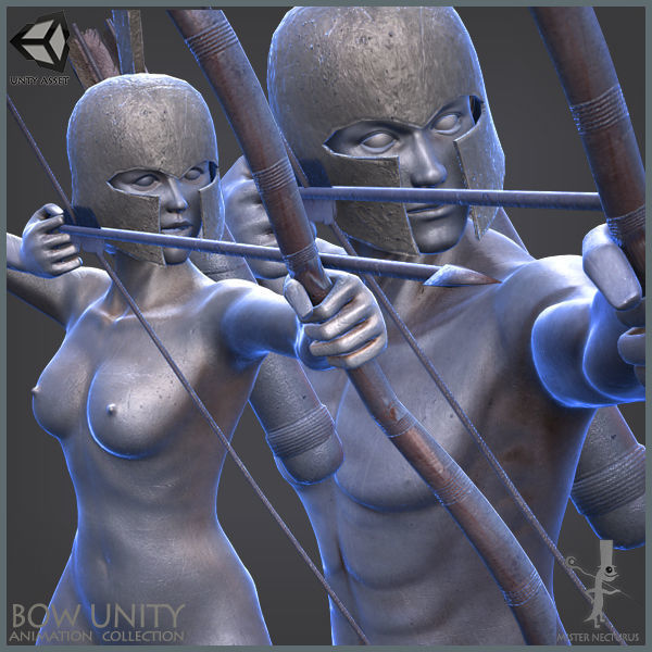 Unity Medieval Animations Mega Pack Low-poly 3D model_13