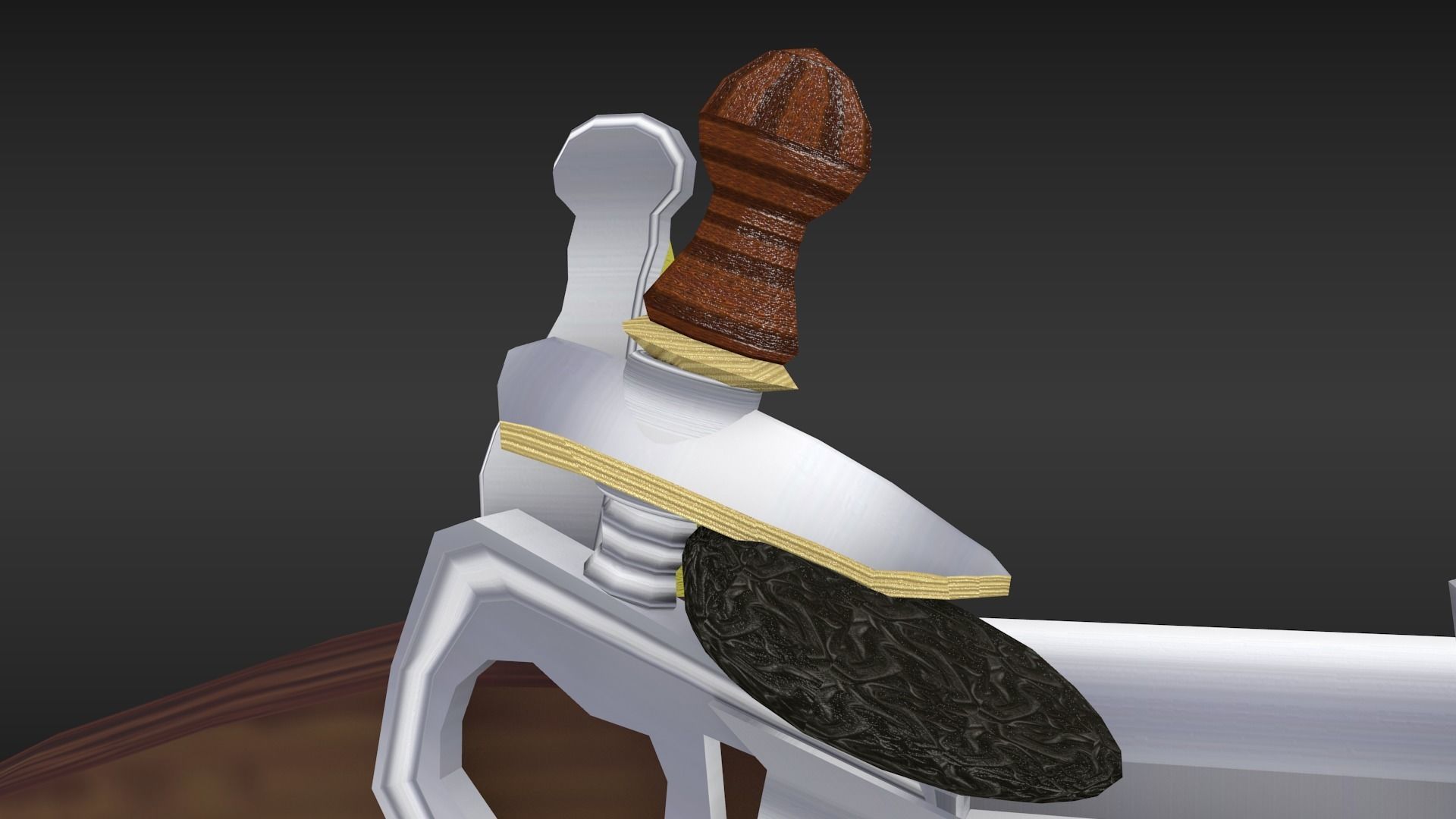 Brown Bess Flint Lock Muskeet 3D model_3