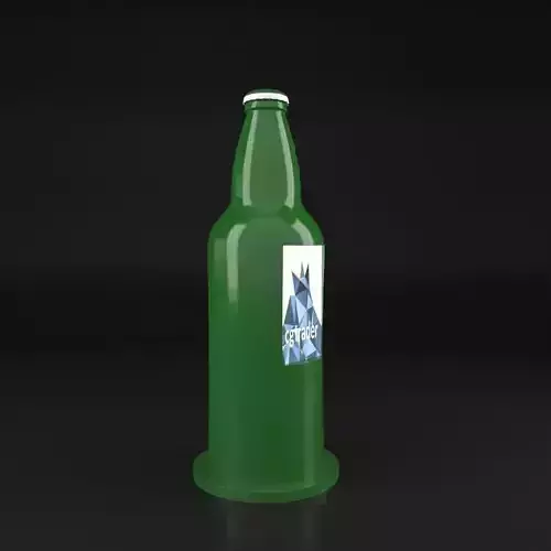 Beer bottle shaped infokiosk