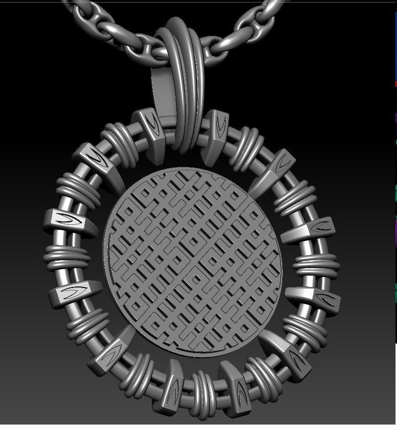 exclusive pendant 3D print model_8