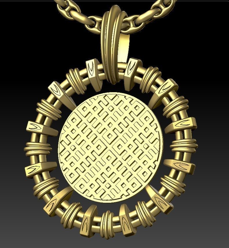 exclusive pendant 3D print model_3