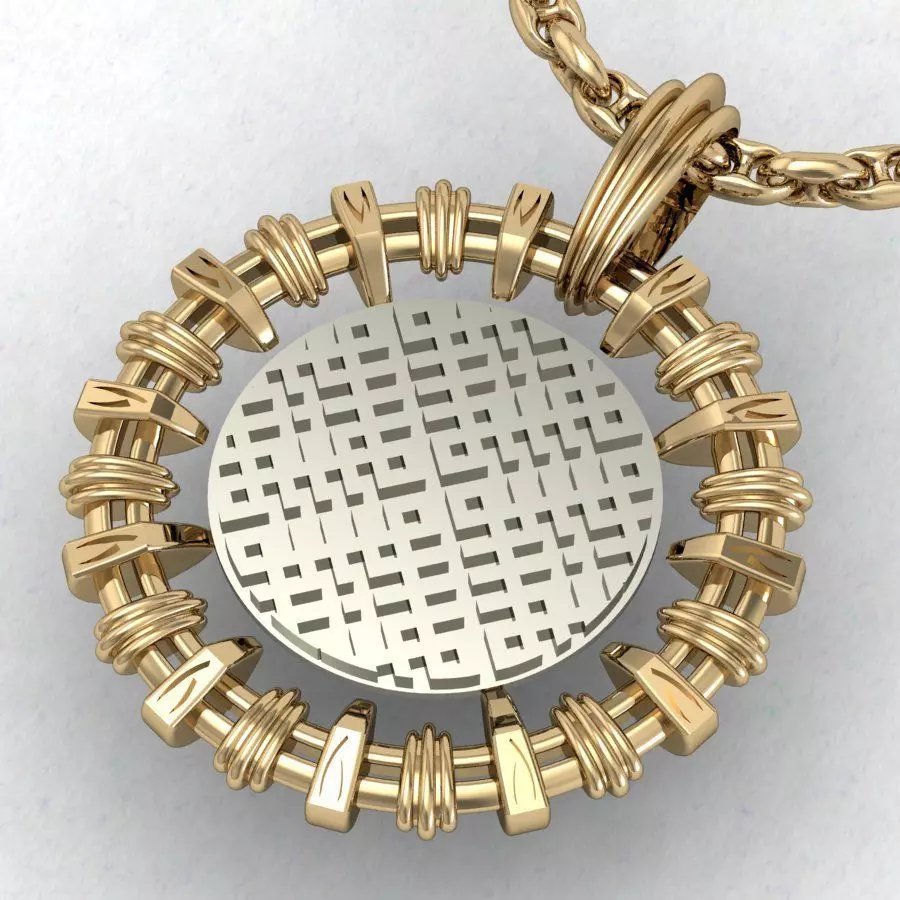 exclusive pendant 3D print model_0