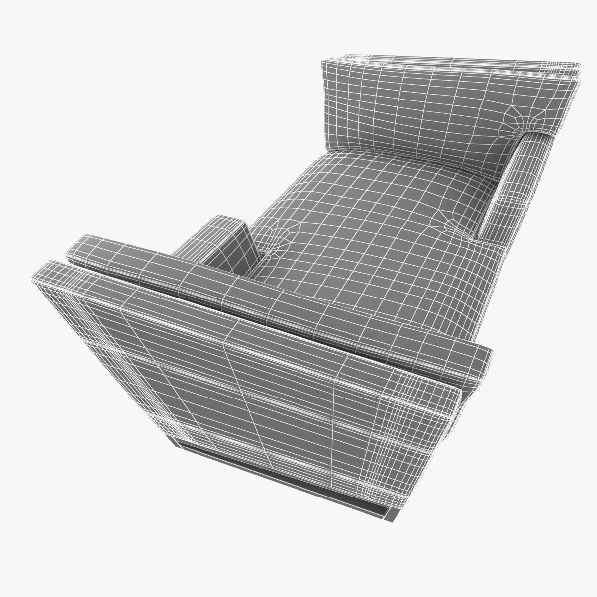New Contemporary Modern Handmade Tete-a-tete Sofa  3D model_9