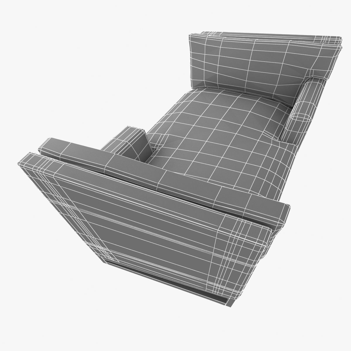 New Contemporary Modern Handmade Tete-a-tete Sofa  3D model_8