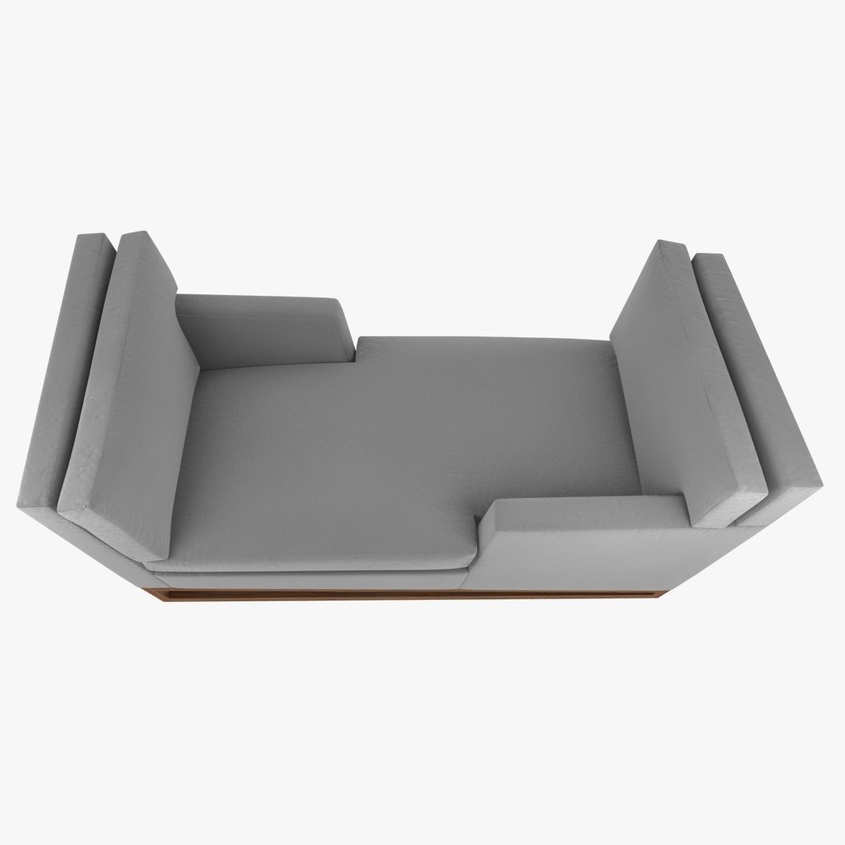 New Contemporary Modern Handmade Tete-a-tete Sofa  3D model_2