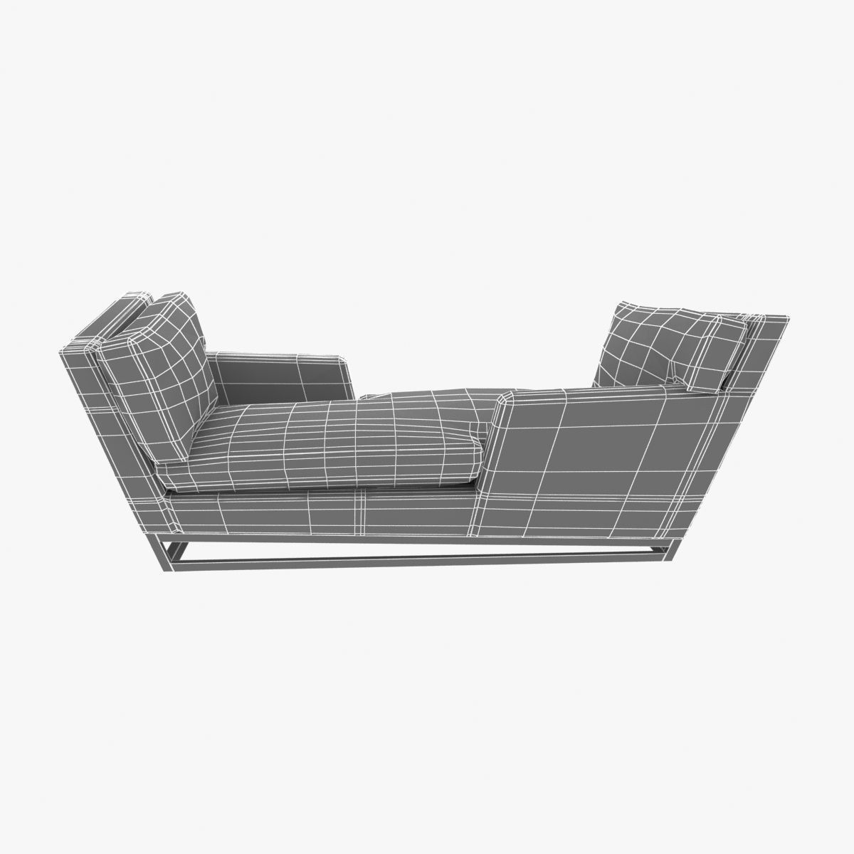 New Contemporary Modern Handmade Tete-a-tete Sofa  3D model_12