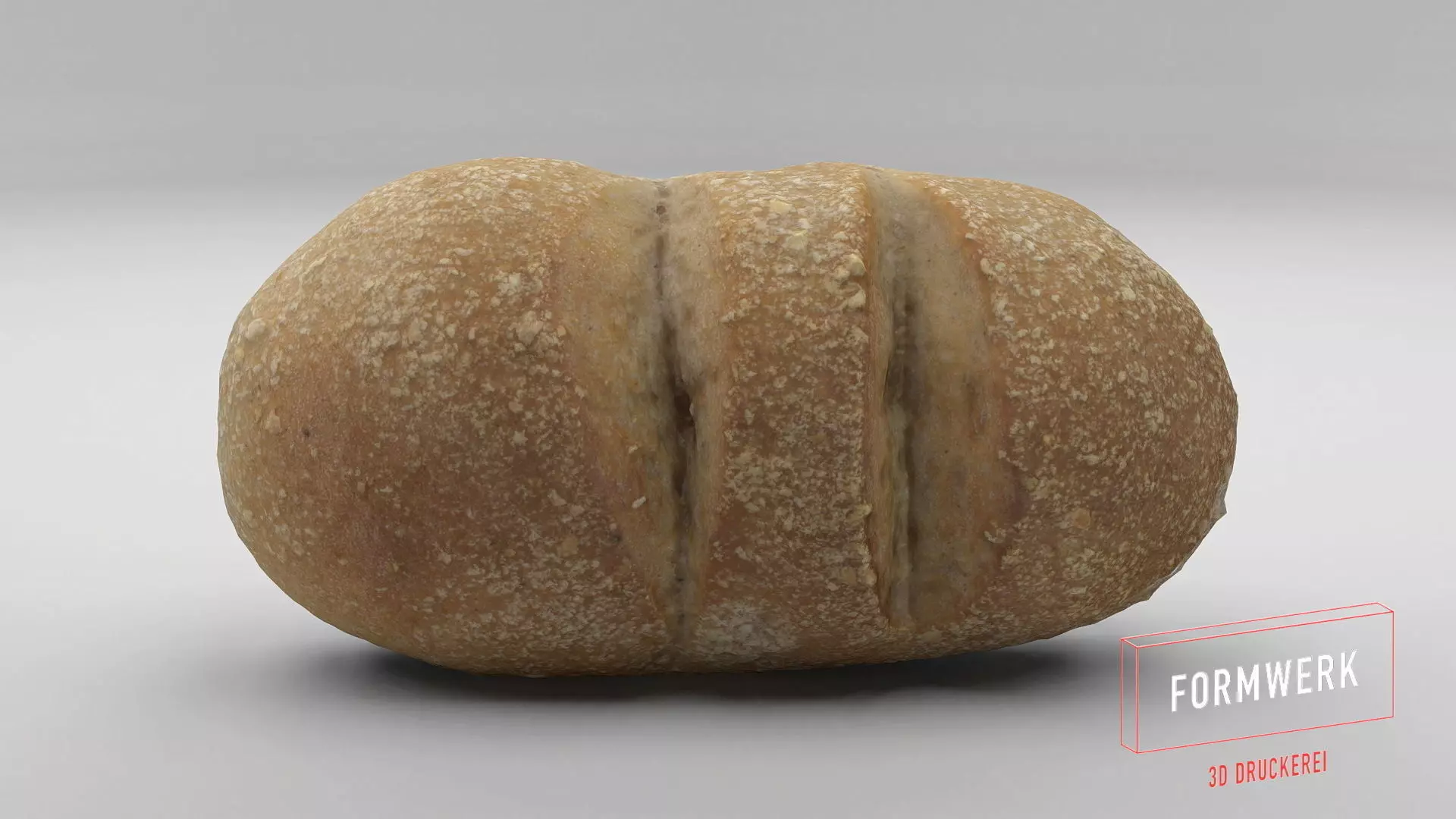 Mehrkornbroetchen - 3D scanned Low Poly Low-poly 3D model