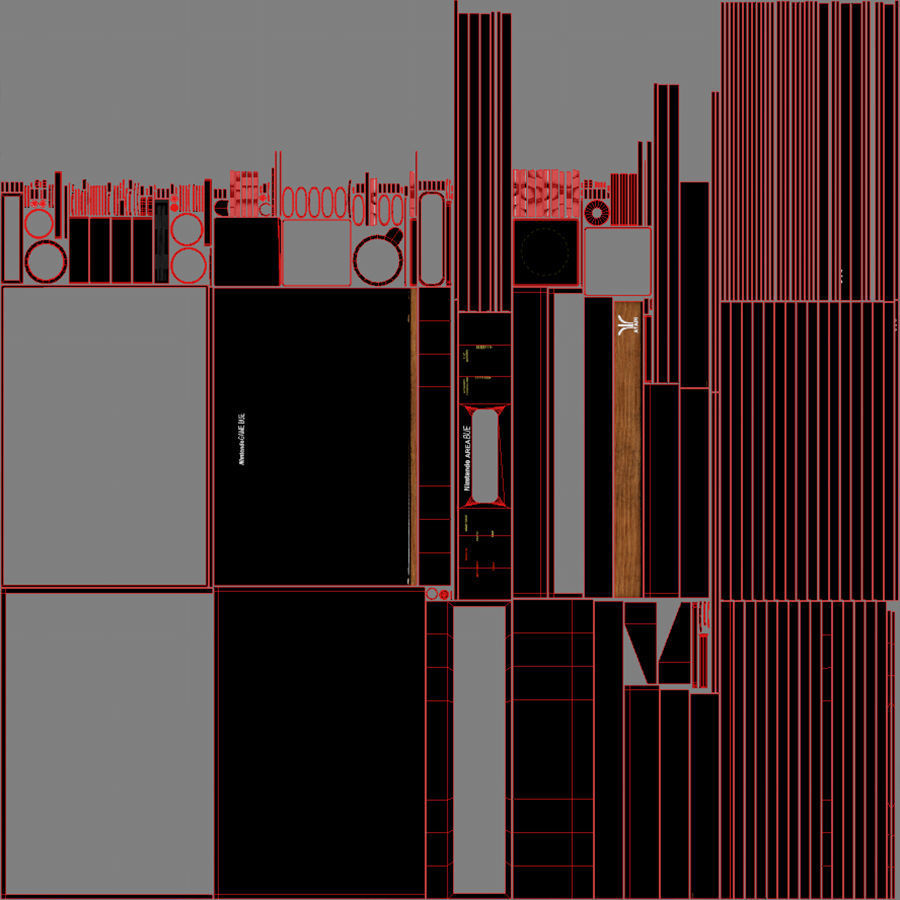 Nimtendo Atapi Low-poly 3D model_8