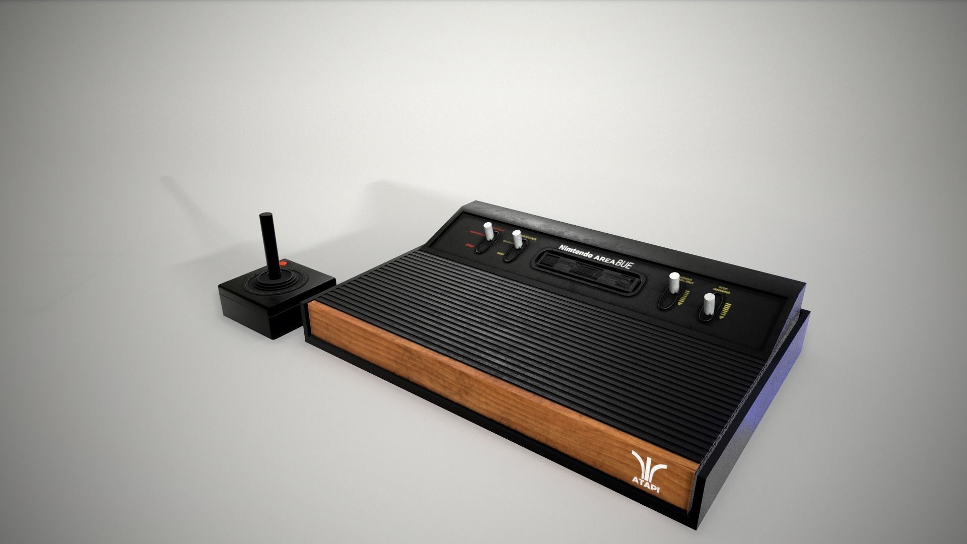 Nimtendo Atapi Low-poly 3D model_2