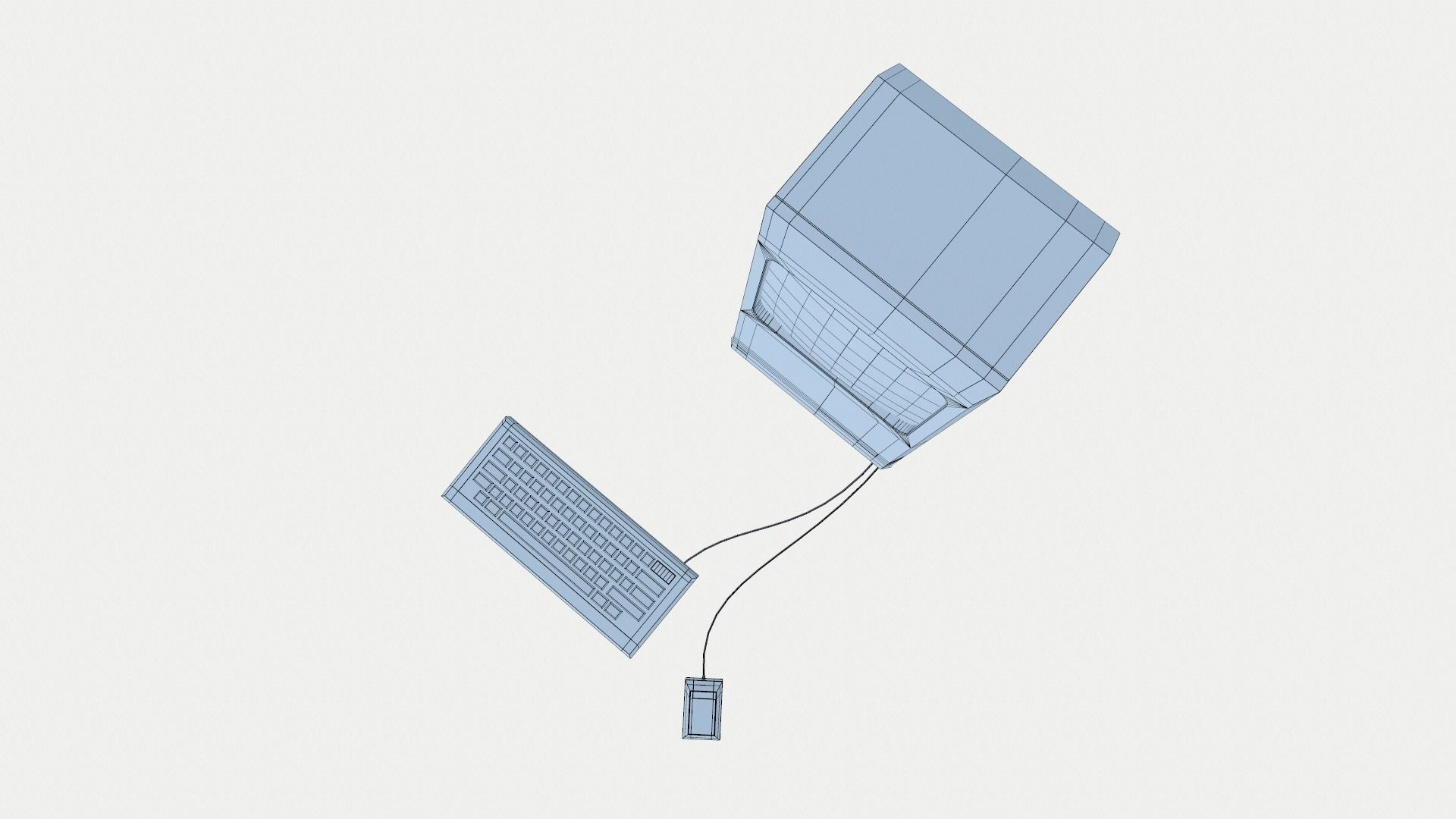 PC comp Low-poly 3D model_6