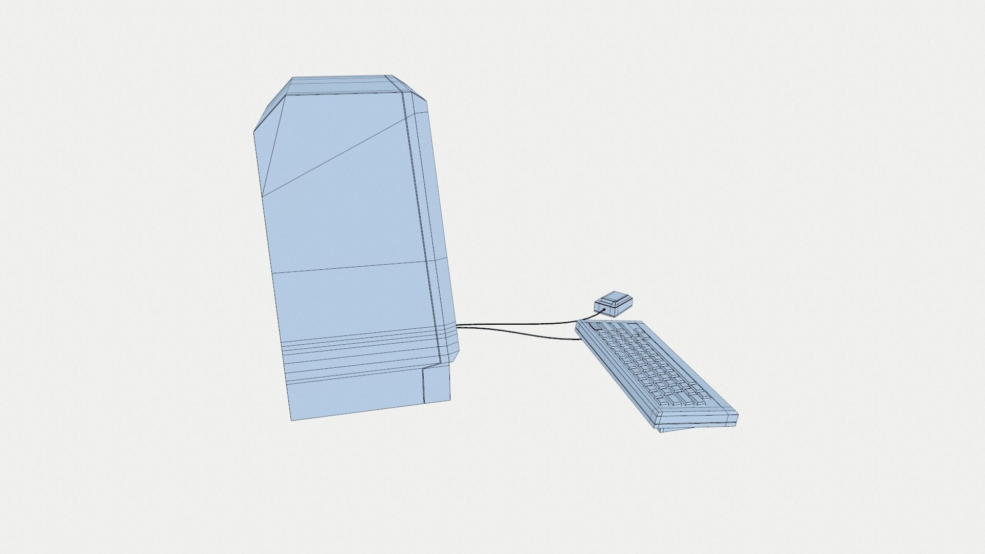 PC comp Low-poly 3D model_5