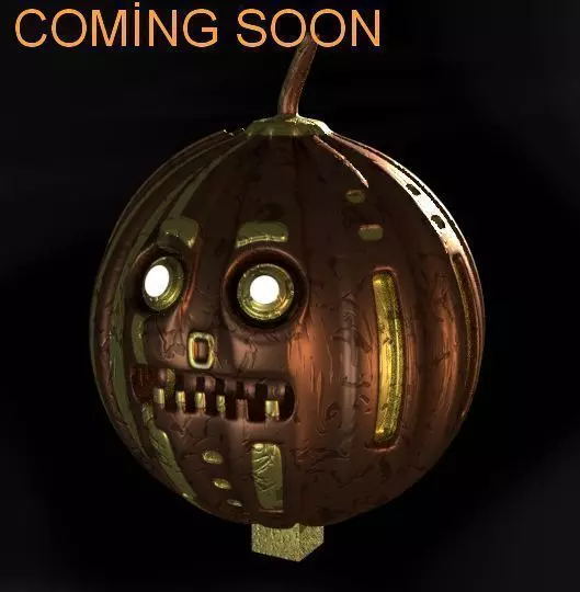 Robot Pumpkin Free 3D model
