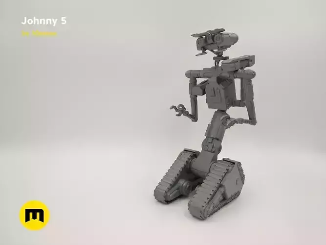 Johnny 5 robot 3D print model
