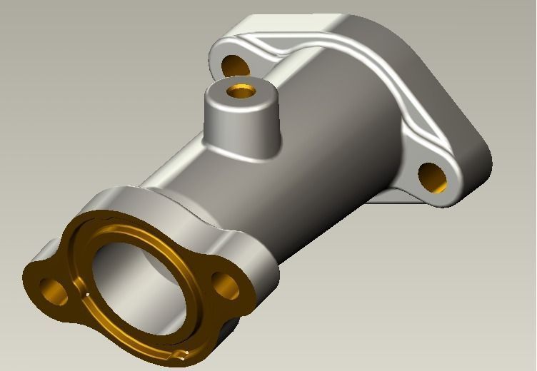 INTAKE PIPE COMPONENT Free 3D model