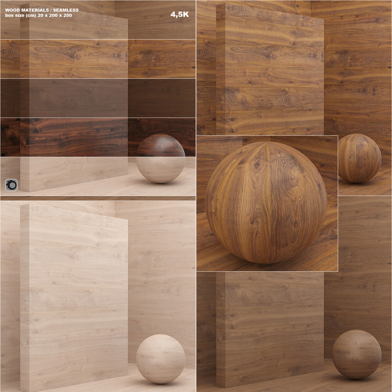 Material wood veneer seamless