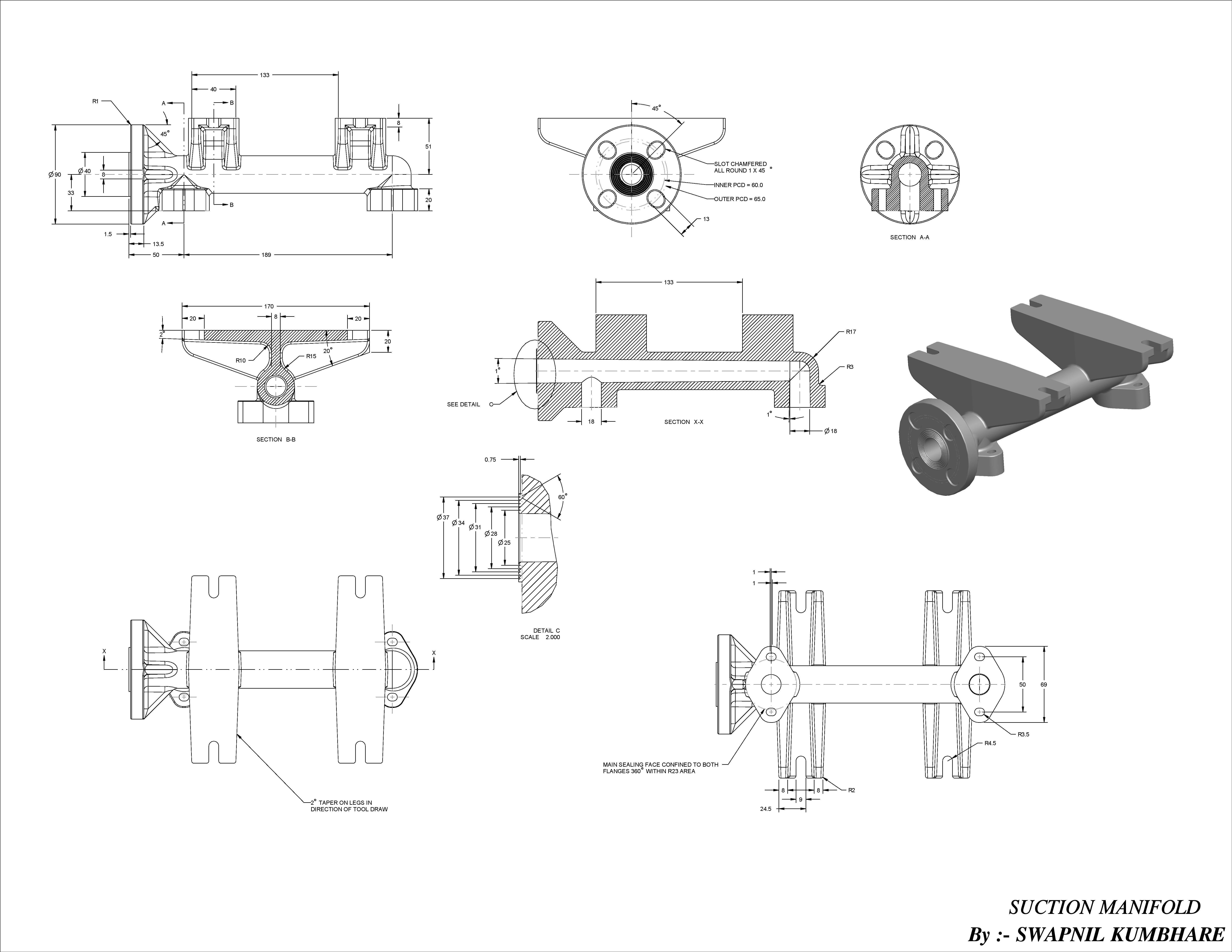 SUCTION MANIFOLD 3D model_4