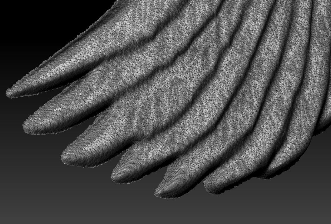 Canadian goose bas relief  3D print model_9