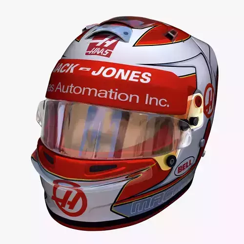 Magnussen helmet 2018