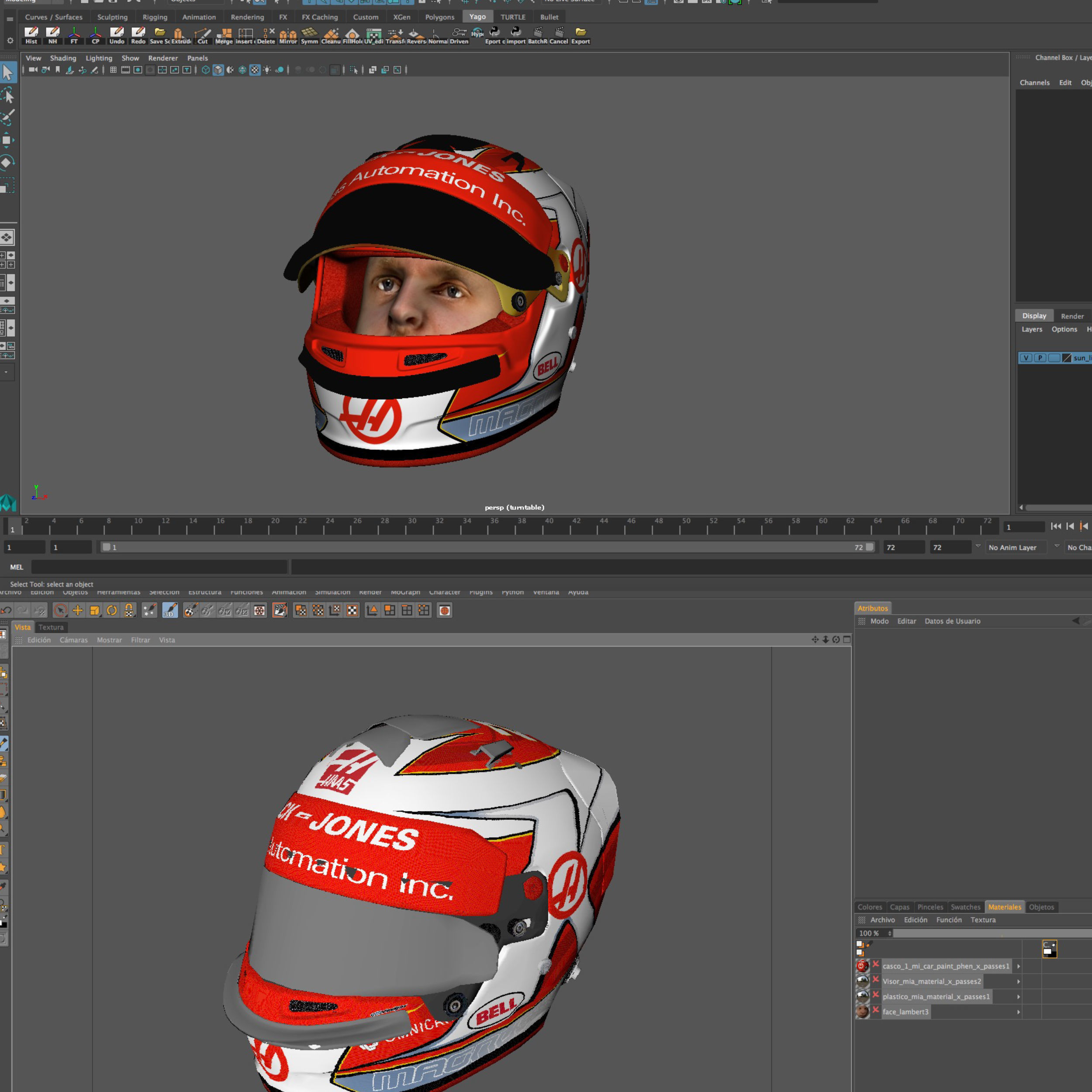 Magnussen helmet 2018 Low-poly 3D model_11