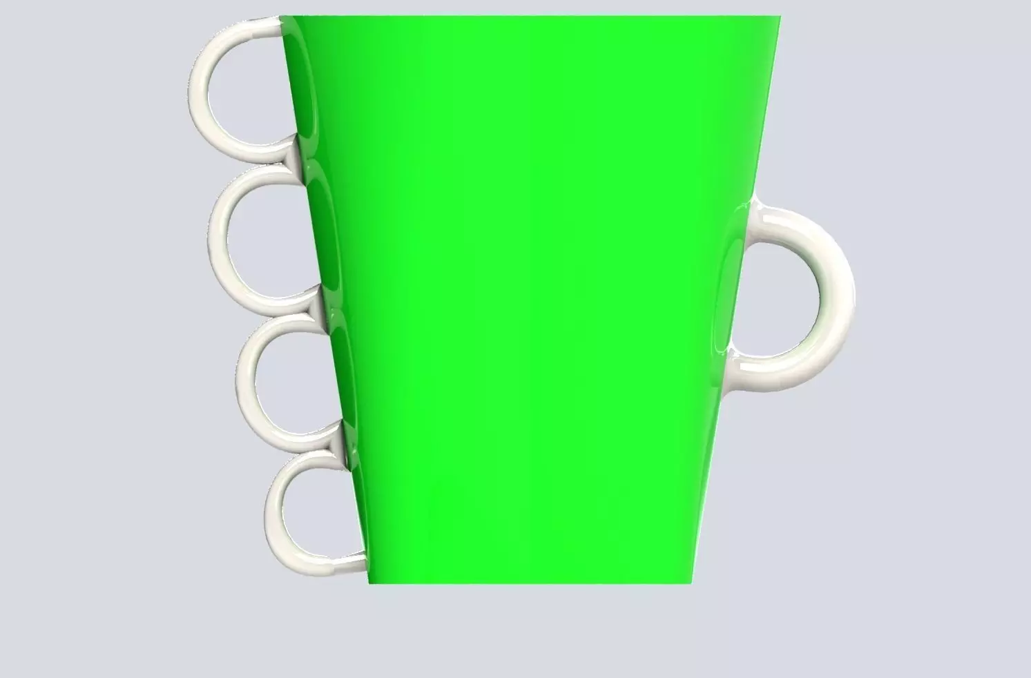 Cup With Two handles Free 3D model_0