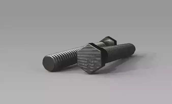Bolts Metric 88 grade 3D model
