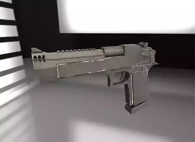 PBR gameready DesertEagle gun