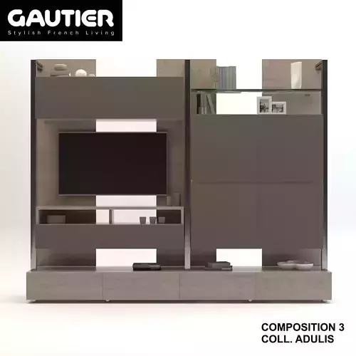 TV Stand furniture GAUTIER collection  ADULIS  COMPOSITION 3