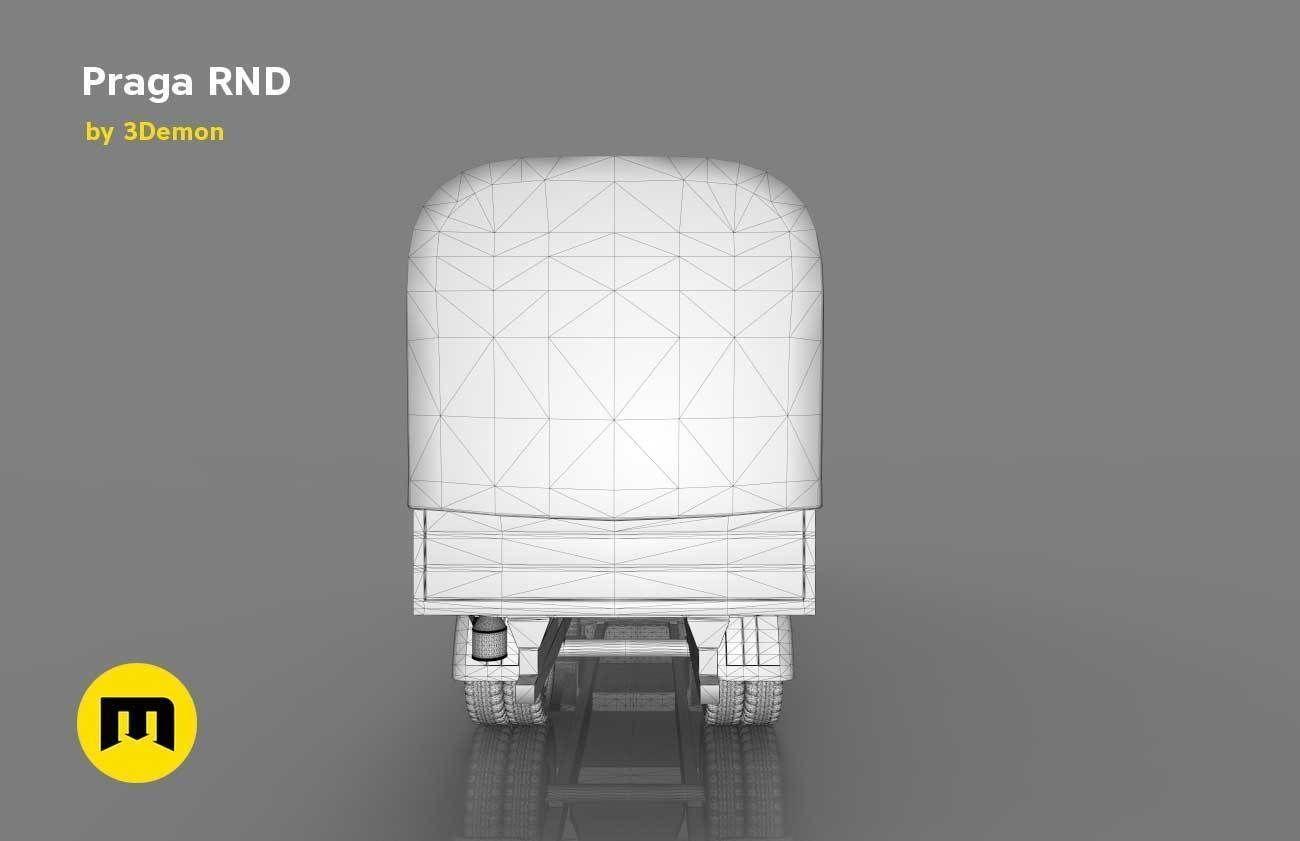 Praga RND 1950 truck 3D print model_13