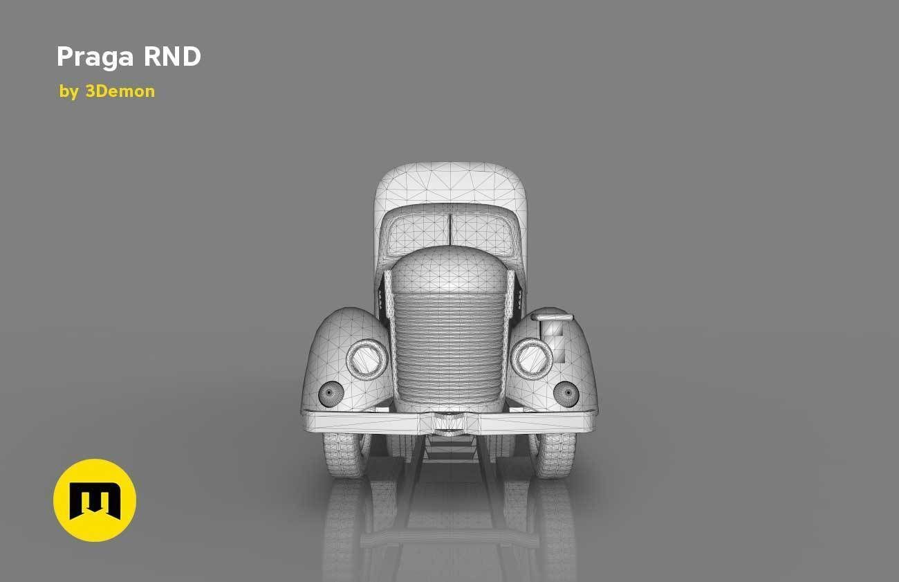 Praga RND 1950 truck 3D print model_10
