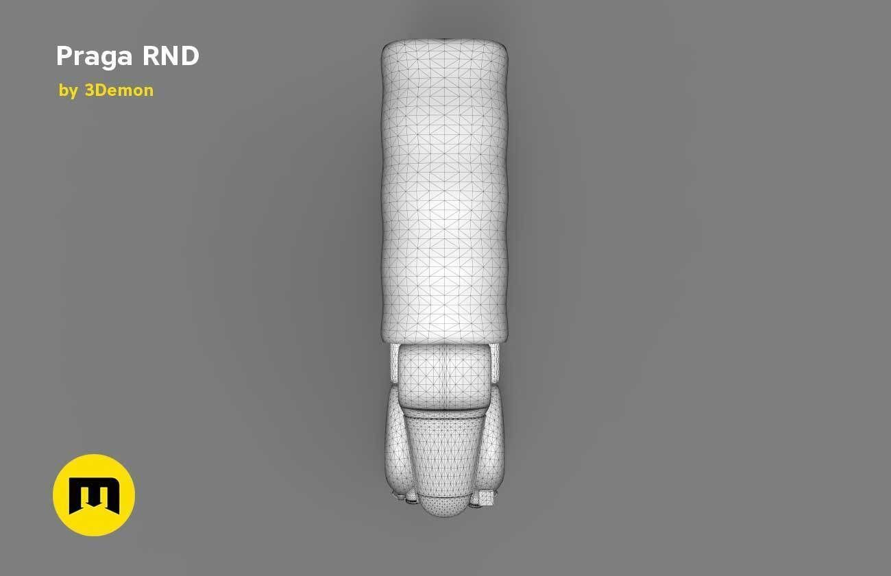 Praga RND 1950 truck 3D print model_14
