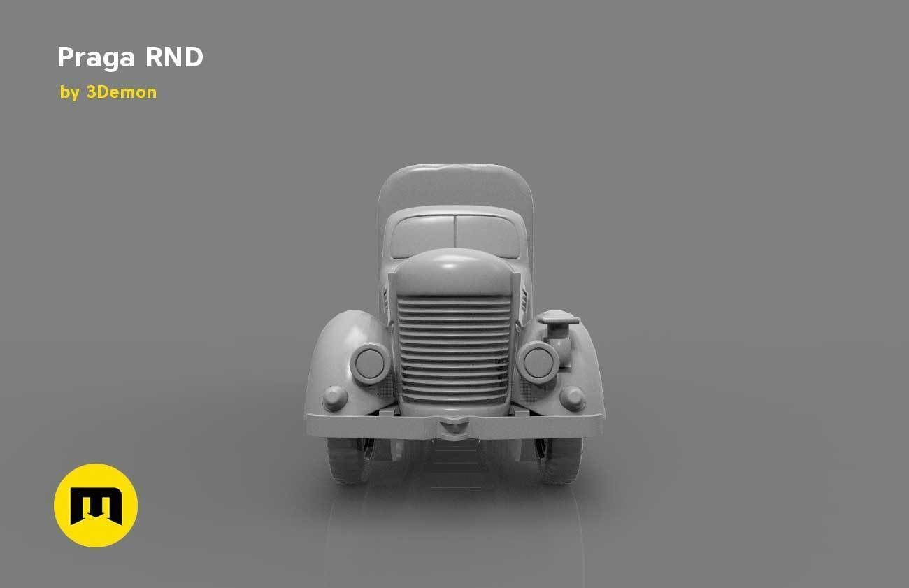 Praga RND 1950 truck 3D print model_2