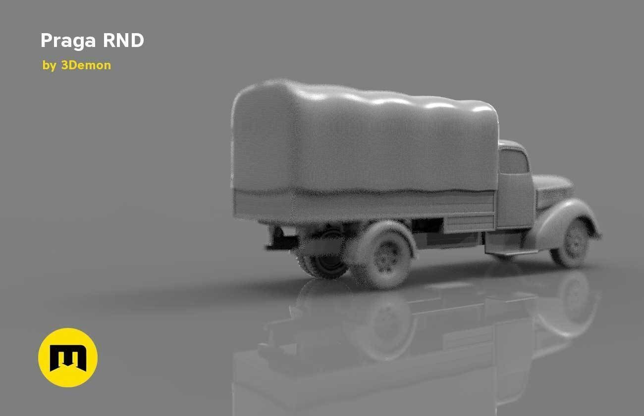 Praga RND 1950 truck 3D print model_6