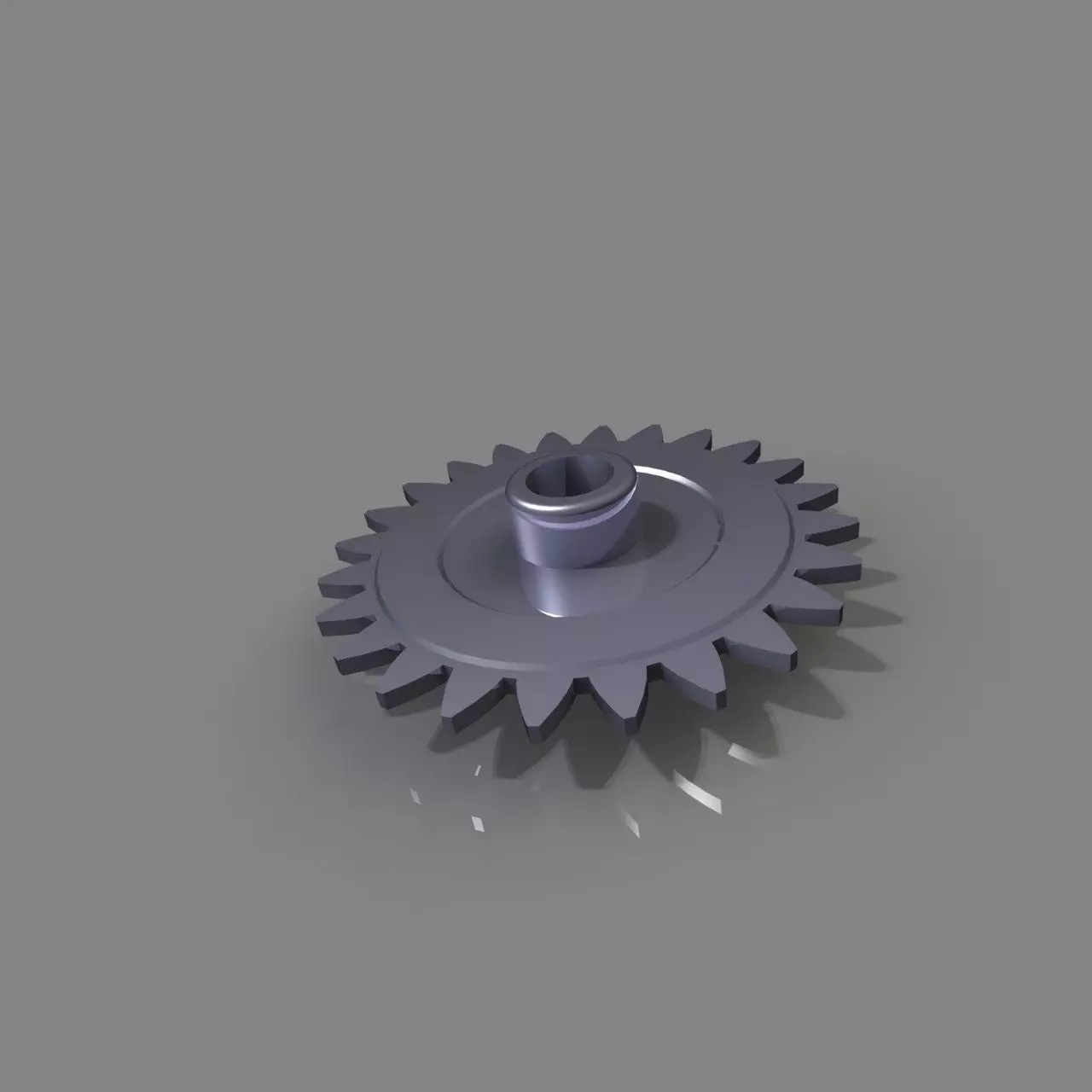 bicycle sprocket Involute teeth 3D model_0