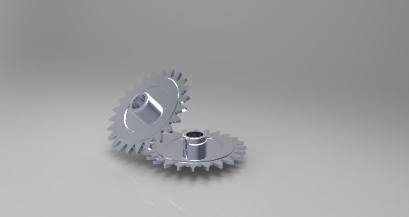 bicycle sprocket Involute teeth 3D model_3