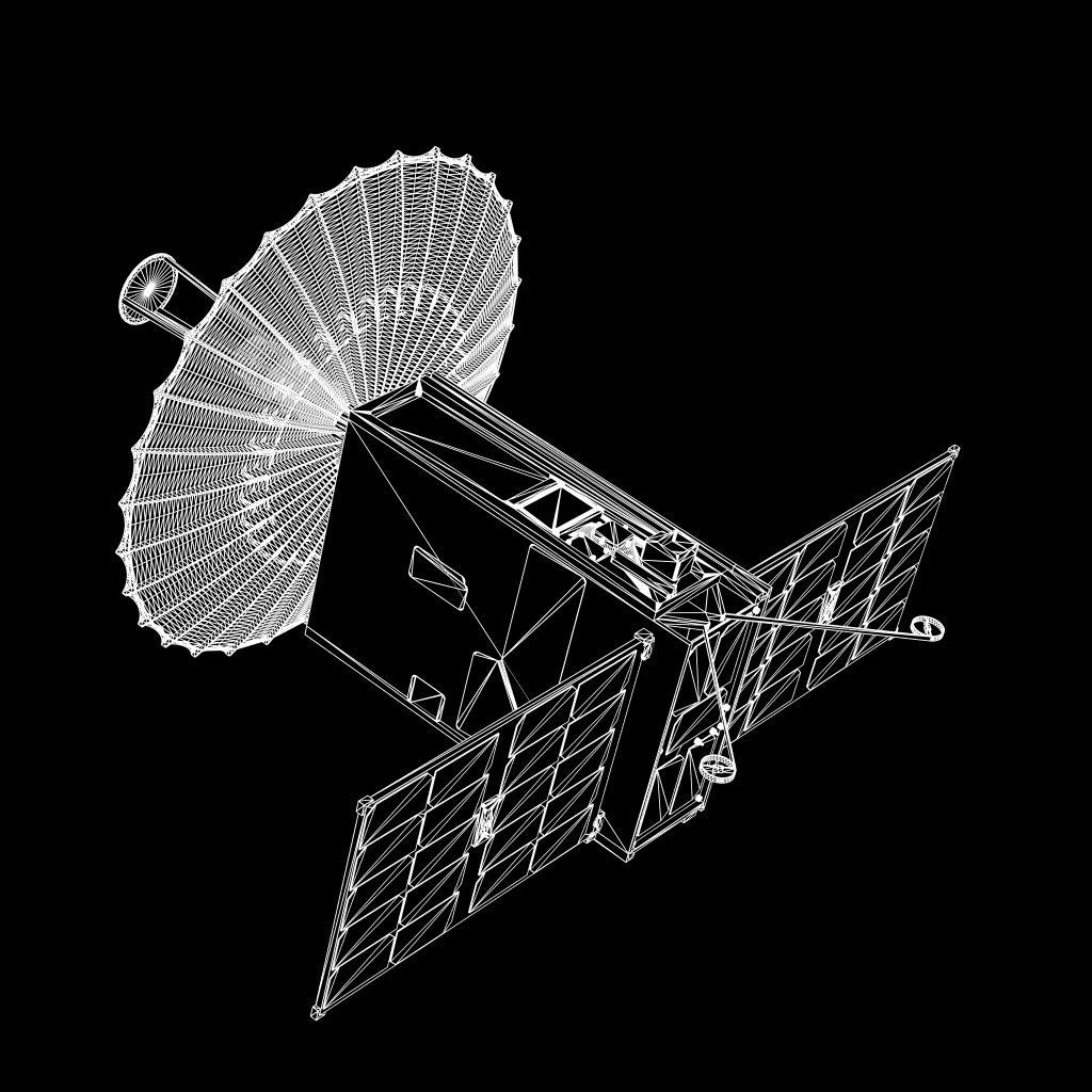 RainCube Satellite 3D model_3