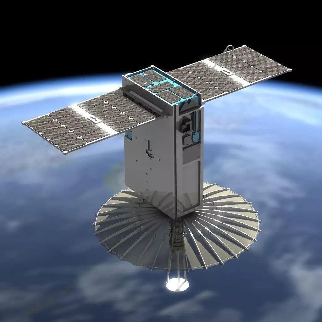 RainCube Satellite 3D model_0