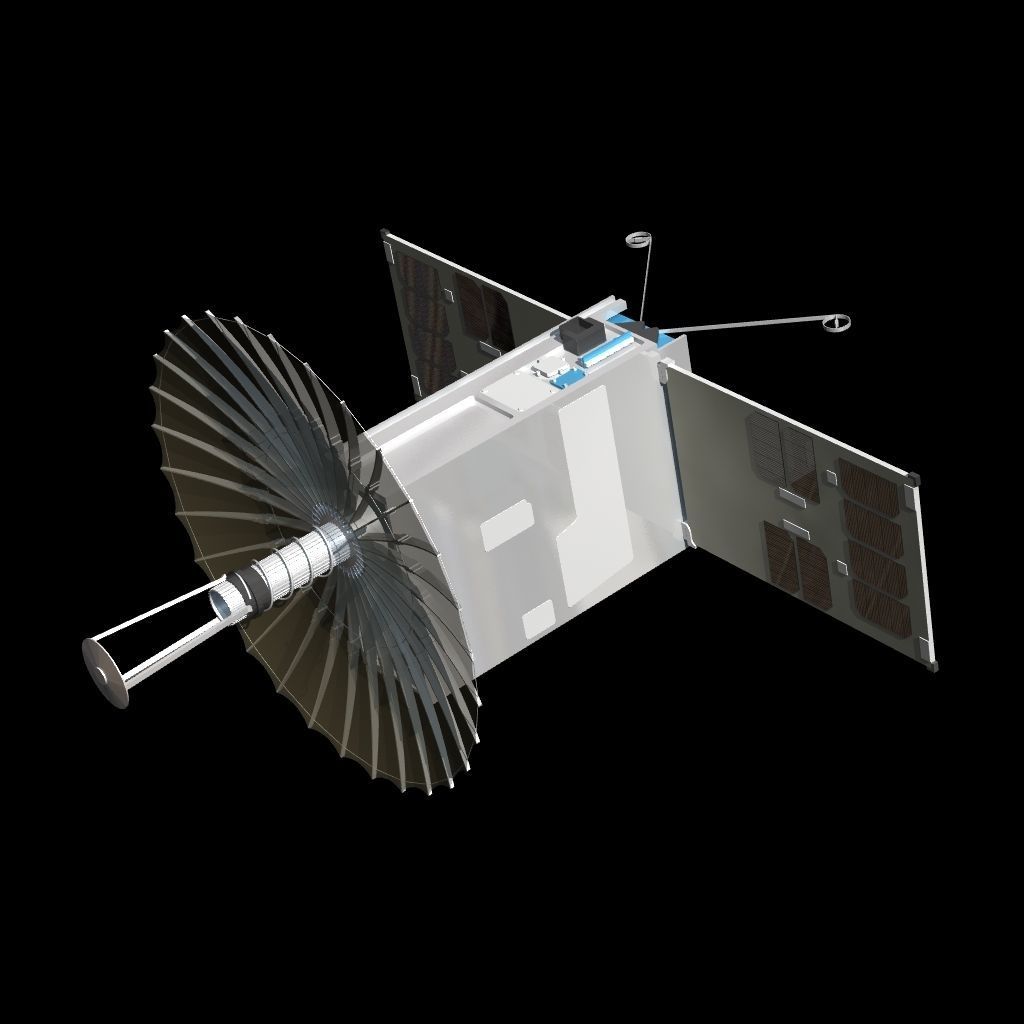 RainCube Satellite 3D model_1