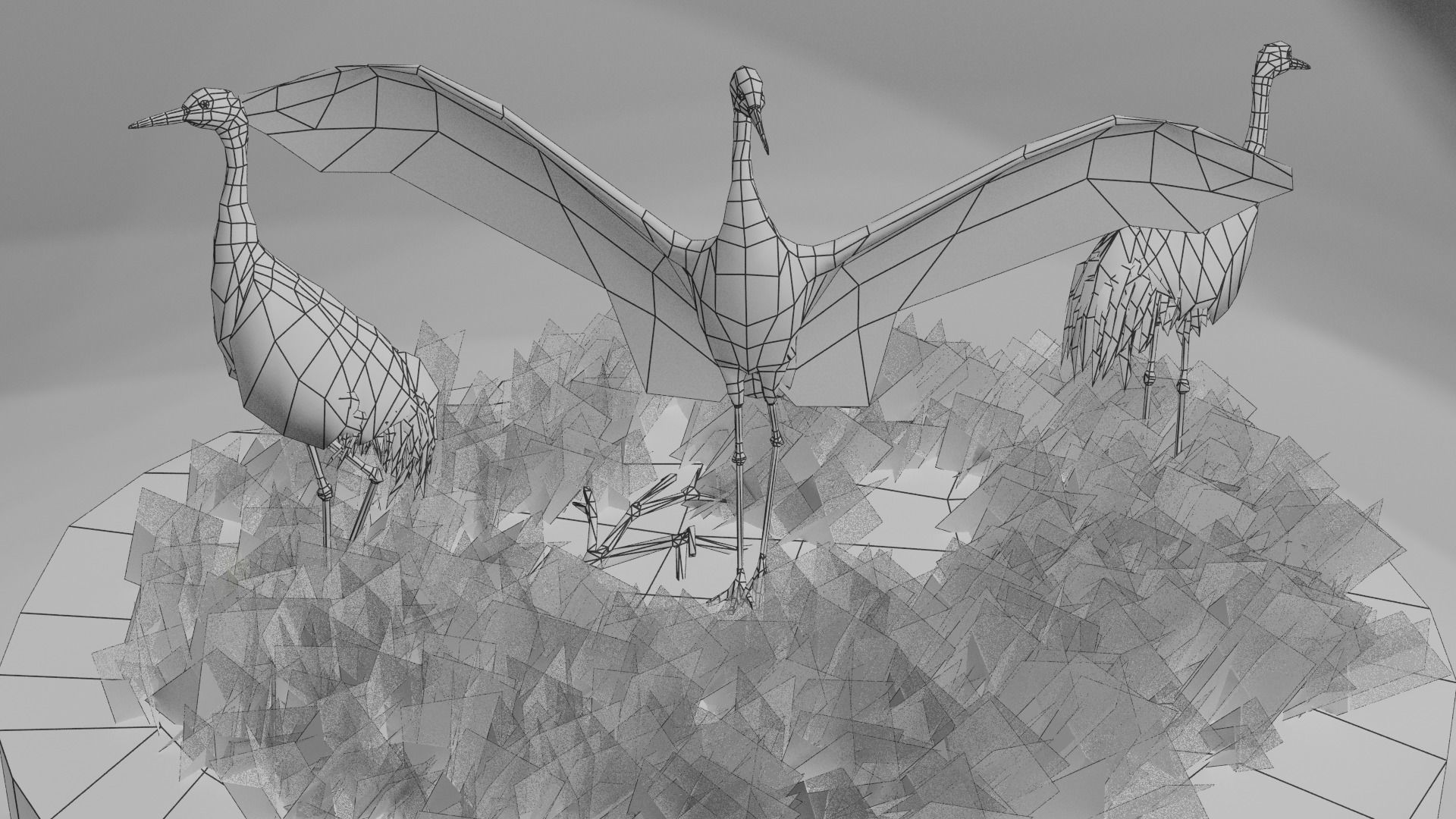 Crane package Low-poly 3D model_15