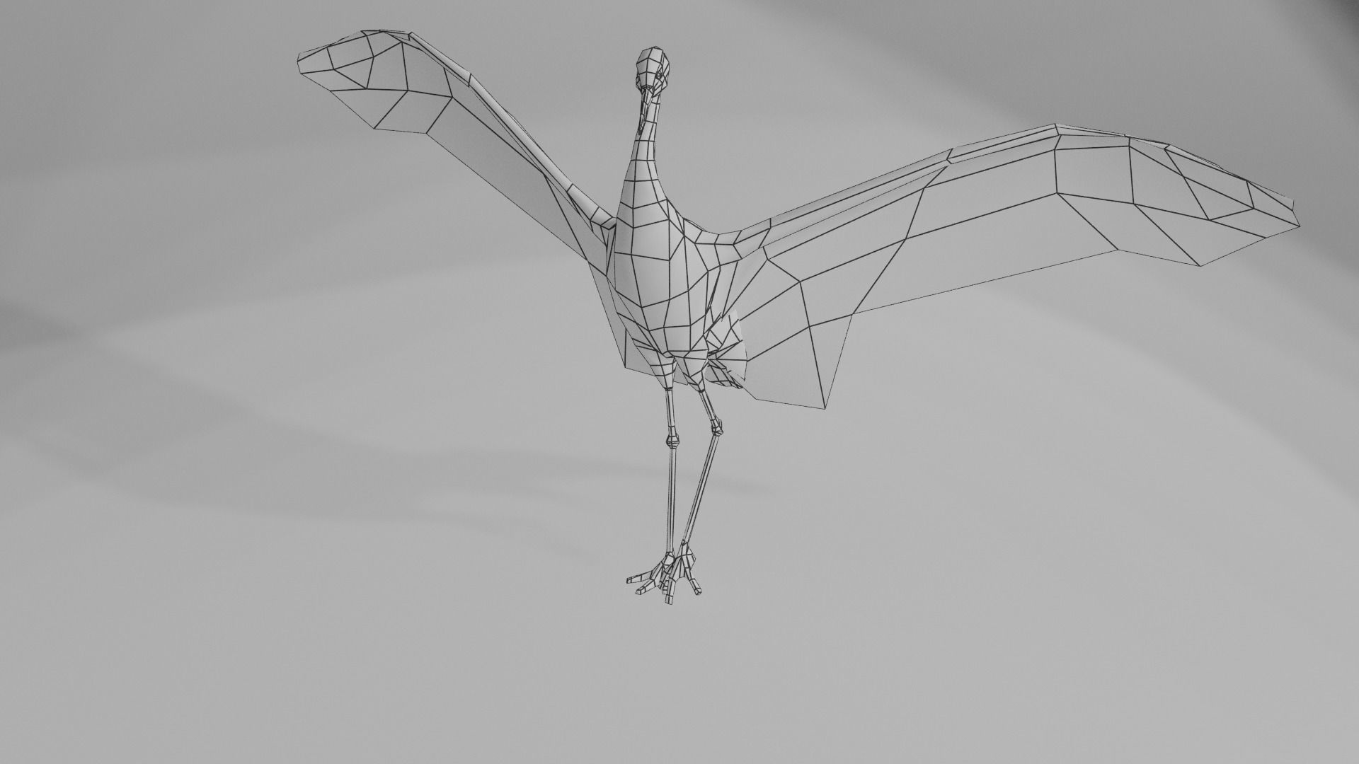 Crane package Low-poly 3D model_4